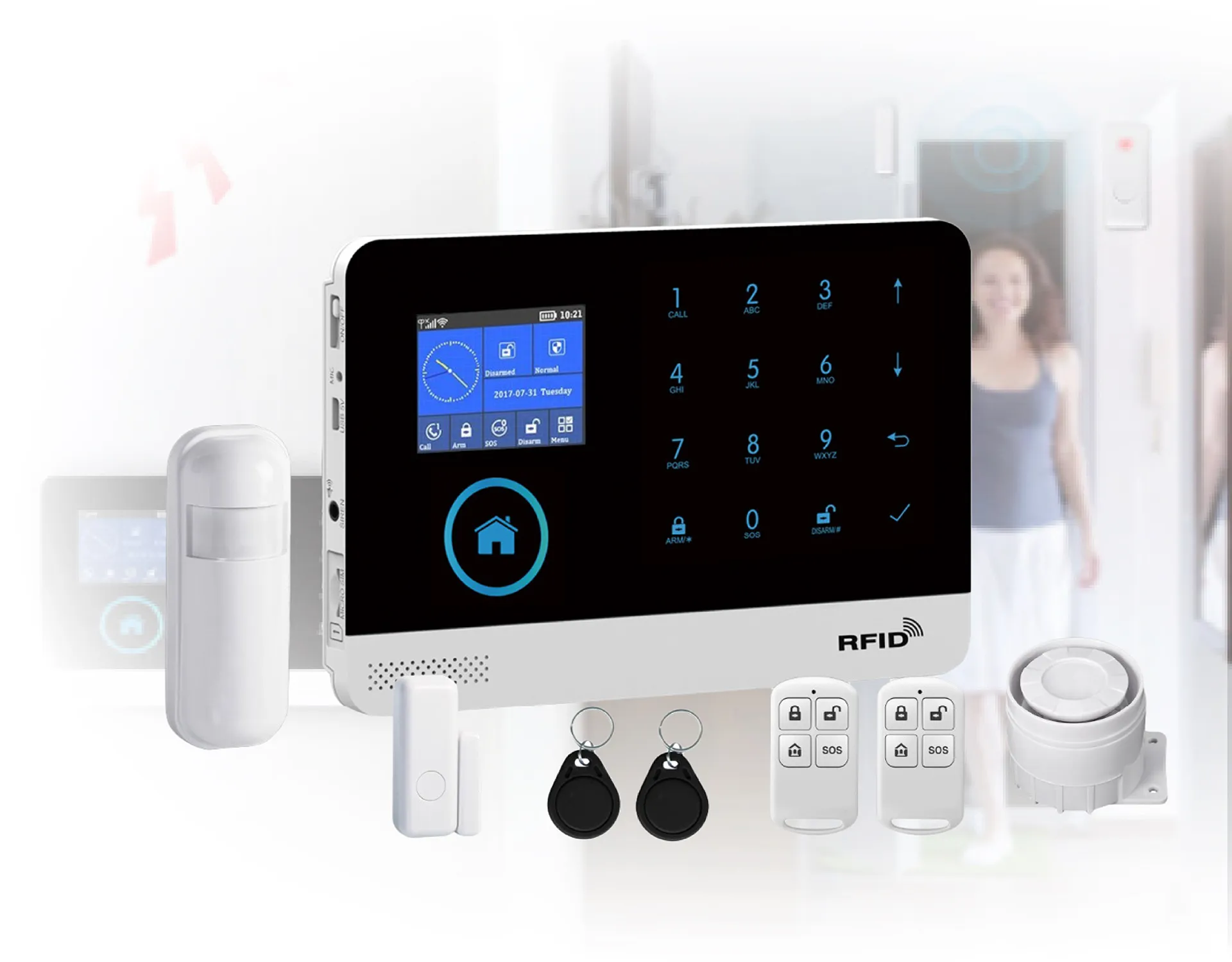 ALARM SYSTEM ระบบสัญญาณกันขโมยไร้สาย